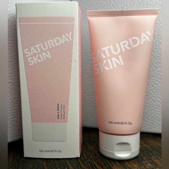 🆕 SATURDAY SKIN Rise + Shine Gentle Cleanser 120 mL NIB - Picture 2 of 6